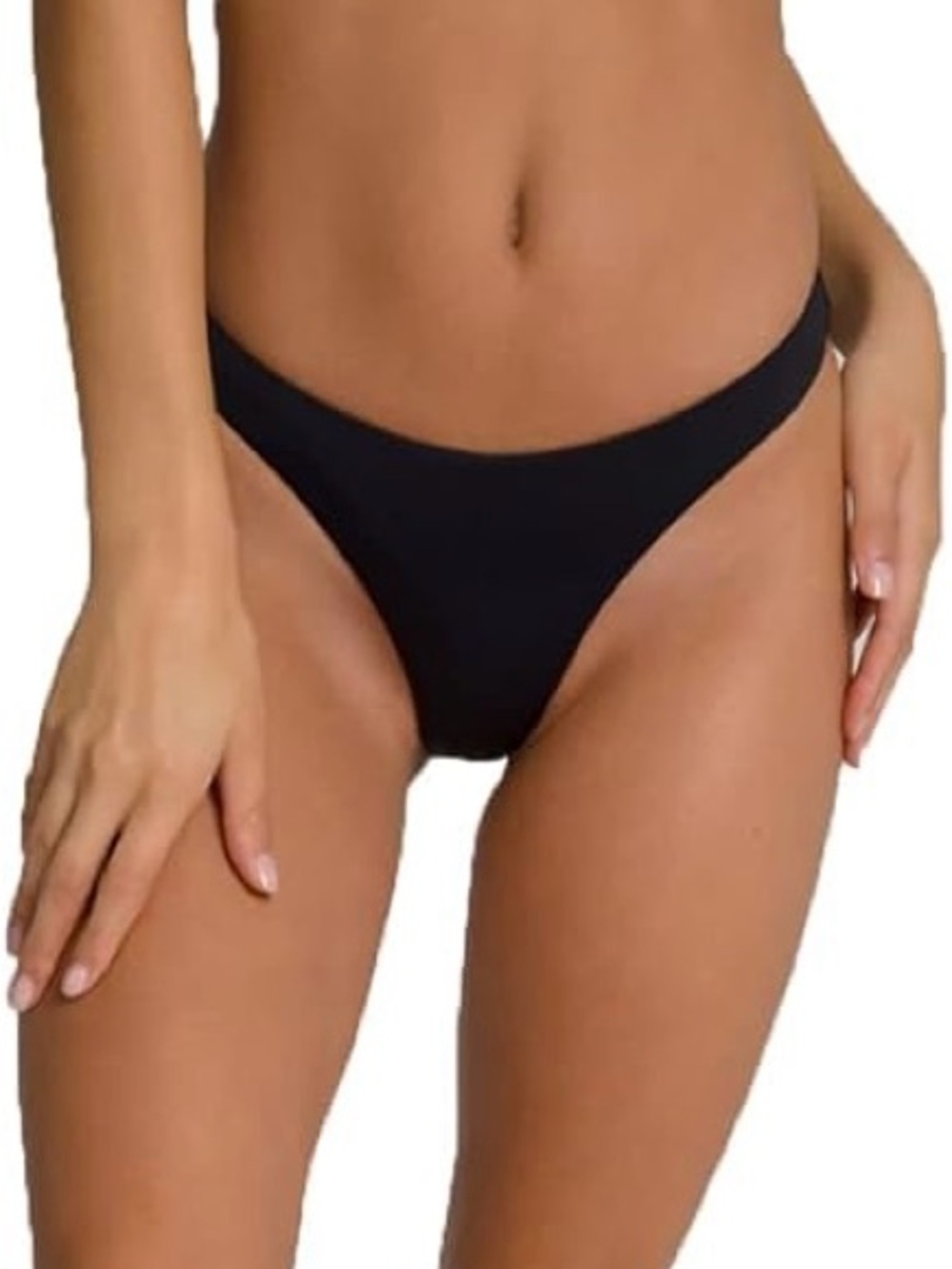 Good American Better Cheecky Black Bikini Bottom 3 Large Liner - Picture 1 of 7